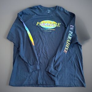 BIG & TALL Paradise Lost Trouble In Paradise Graphic Tshirt Size 3XL Black GUC